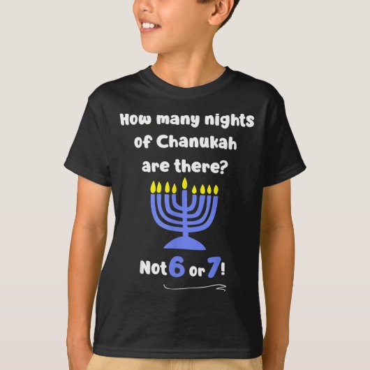 Funny Hanukkah 67 Meme Teacher How Many Nights Of T-Shirt (Vorderseite)