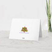 Funny Hanukkah Card Feiertagskarte (Rückseite)