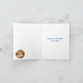 Funny Hanukkah Grußkarte - Katze im Gelt Karte (Innenseite)