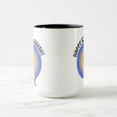 Funny Hanukkah Hunk Holiday Tasse (Zentrum)