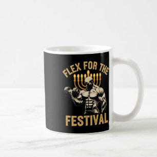 Funny Hanukkah jüdische Gym Workout Flex für die F Kaffeetasse