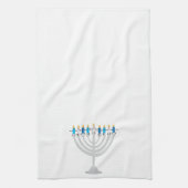 Funny Hanukkah menorah und Kerzen Geschirrtuch (Vertikal)
