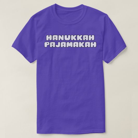 Funny Hanukkah Pajamakah T-Shirt (Design vorne)