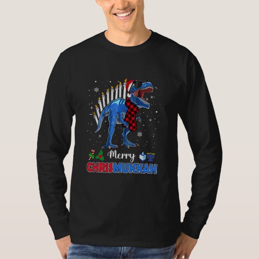 Funny Hanukkah Shirt Dinosaur Stegosaurus Dino (Vorderseite)