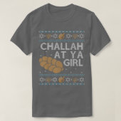 Funny Hanukkah Ugly Sweater jüdisches Geschenk Cha T-Shirt (Design vorne)