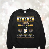 Funny Hanukkah Ugly Sweater Sweatshirt
