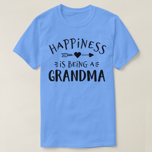 Funny Happiness Is Being A Grandma Grandmother App T-Shirt (Design vorne)