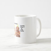 Funny Happy 50. Geburtstag für Hundefreunde Kaffeetasse (VorderseiteRechts)
