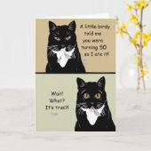 Funny Happy 50. Geburtstagskarte Karte (Gelbe Blume)