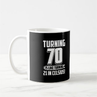 Funny Happy 70. Geburtstag Kaffeetasse
