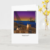 Funny Happy Amerikanische Unabhängigkeitstag Ferie Karte (Gelbe Blume)