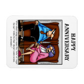 Funny Happy Anniversary Magnet-Geschenk Magnet (Horizontal)