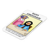 Funny Happy Anniversary Magnet-Geschenk Magnet (Linke Seite)