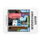 Funny Happy Anniversary Magnet-Geschenk Magnet (Horizontal)