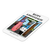 Funny Happy Anniversary Magnet-Geschenk Magnet (Linke Seite)