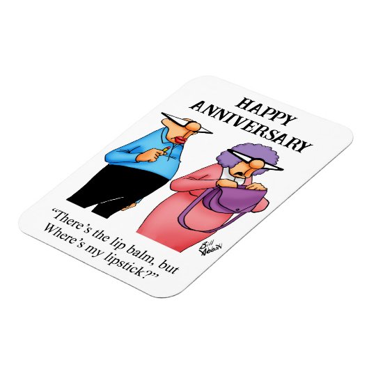 Funny Happy Anniversary Magnet-Geschenk Magnet (Linke Seite)