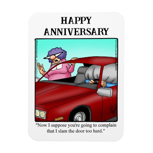 Funny Happy Anniversary Magnet-Geschenk Magnet (Vertikal)
