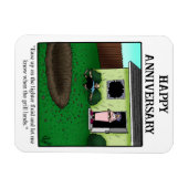 Funny Happy Anniversary Magnet-Geschenk Magnet (Horizontal)