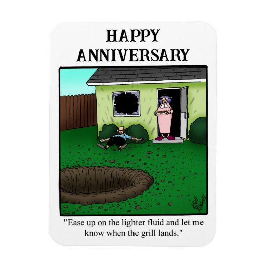 Funny Happy Anniversary Magnet-Geschenk Magnet (Vertikal)