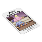 Funny Happy Anniversary Magnet-Geschenk Magnet (Rechte Seite)