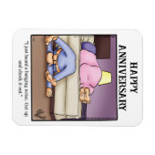 Funny Happy Anniversary Magnet-Geschenk Magnet (Horizontal)