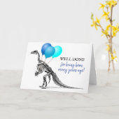 Funny Happy Birthday | Alter Karte (Gelbe Blume)