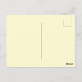 Funny Happy Birthday BigFoot Sasquatch Postkarte (Rückseite)