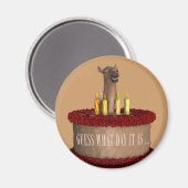 Funny Happy Birthday Camel Magnet (Vorderseite/Rückseite)