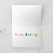Funny Happy Birthday Card: Cupcake Candle Woes Karte (Innenseite)