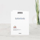 Funny Happy Birthday Card - Dusche Bar Karte (Rückseite)