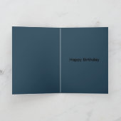 Funny Happy Birthday card for anglers Karte (Innenseite)