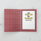 Funny Happy Birthday Card für Ihm Karte (Innenseite)