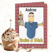 Funny Happy Birthday Card für Ihm Karte