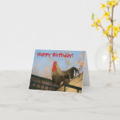 Funny Happy Birthday Card Karte (Gelbe Blume)