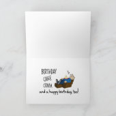Funny Happy Birthday Card Karte (Innenseite)
