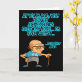 Funny Happy Birthday Card Spaß Gruß Karte (Gelbe Blume)