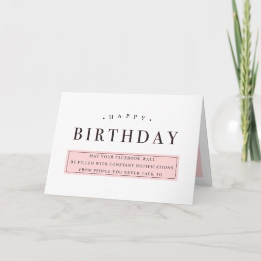 Funny Happy Birthday Cards Karte (Vorderseite)