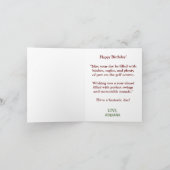 Funny Happy Birthday Golfing Ball Liebhaber Karte (Innenseite)