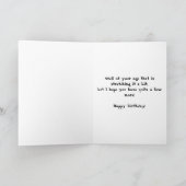 Funny Happy Birthday greeting card and many more Karte (Innenseite)