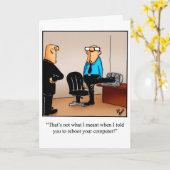 Funny Happy Birthday Grußkarte Karte (Gelbe Blume)