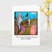 Funny Happy Birthday Grußkarte Karte (Gelbe Blume)