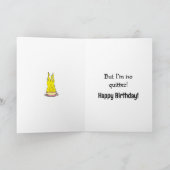 Funny Happy Birthday Grußkarte Karte (Innenseite)