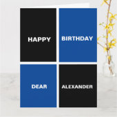 Funny Happy Birthday Karte (Gelbe Blume)