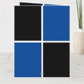 Funny Happy Birthday Karte (Rückseite)