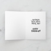 Funny Happy Birthday Karte (Innenseite)