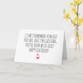 Funny Happy Birthday Karte (Gelbe Blume)