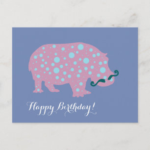 Funny Happy Birthday Postcard Postkarte