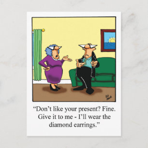 Funny Happy Birthday Postcard Postkarte