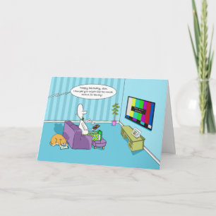 Funny Happy Birthday Son mit Remote-Kontrolle Karte