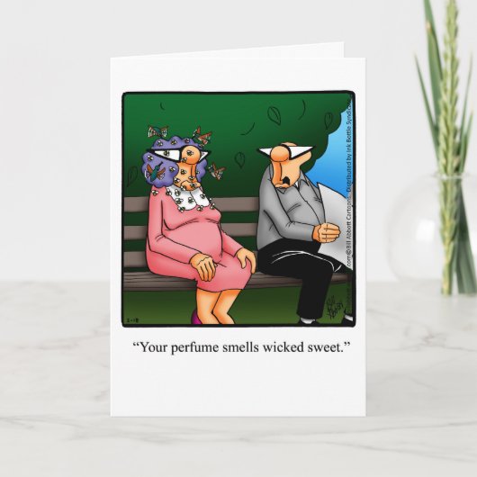 Funny Happy Birthday Spaß Grußkarte Karte (Vorderseite)